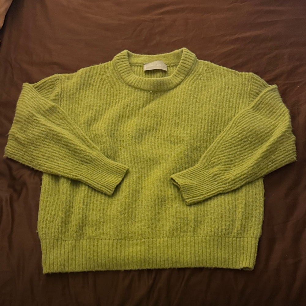 Everlane Green Knit Sweater